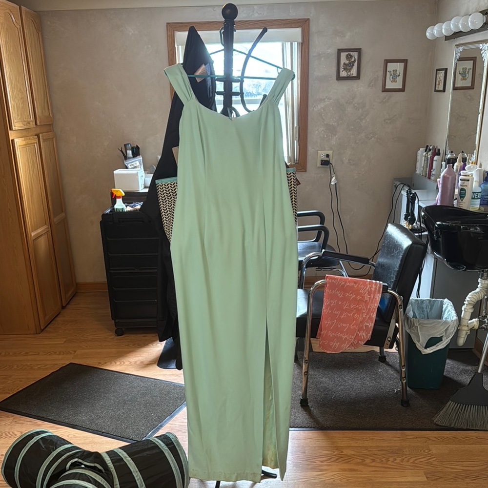 Nordstrom Green Sleeveless Sundress for Wedding Guest